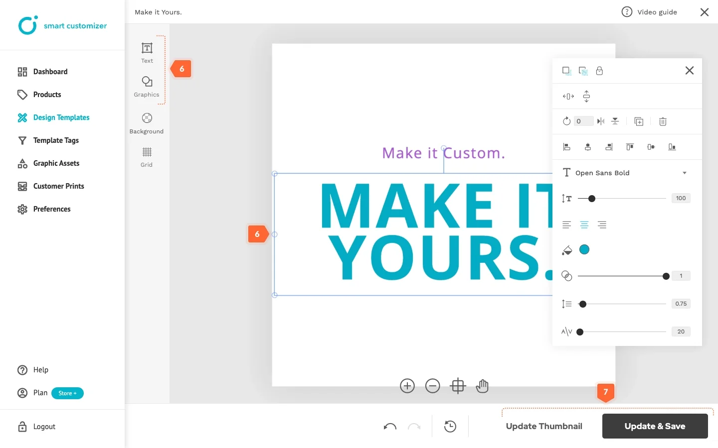 Create a design template